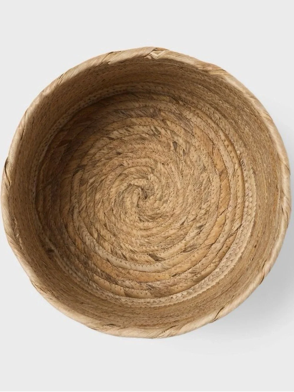 Round Banana Twist Basket with Lid •Set of 2•
